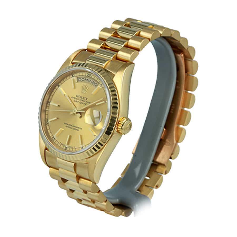 Rolex Day-Date 40mm Yellow Gold Champagne Dial