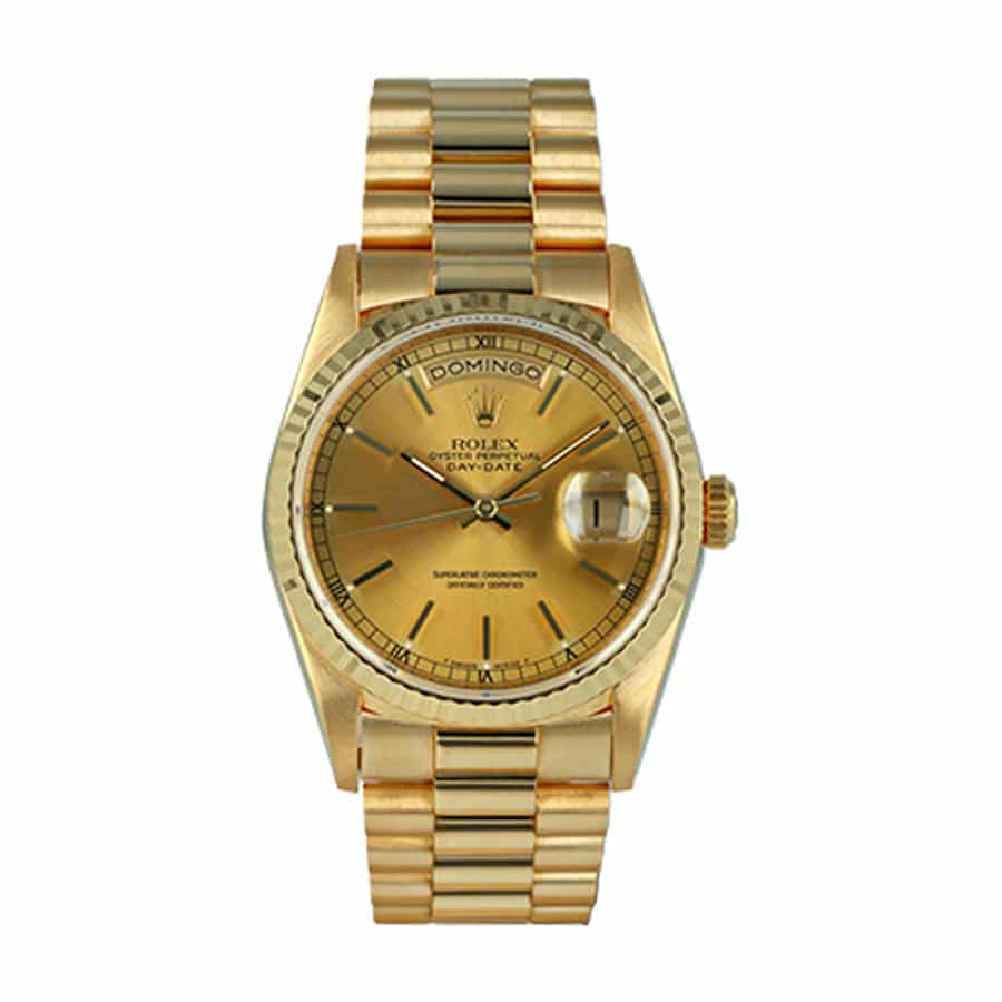 Rolex Day-Date 40mm Yellow Gold Champagne Dial